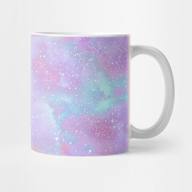 fairy dust glitter clouds magic sky in pastel colors pink purple and blue by designsbyxarah